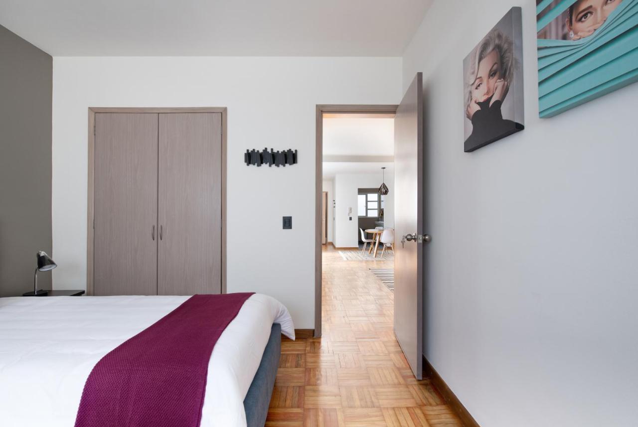 D.4 Acogedor Departamento En La Iconica Roma Norte Città del Messico Esterno foto