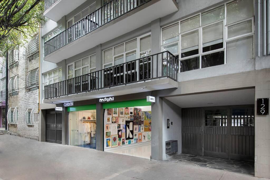 D.4 Acogedor Departamento En La Iconica Roma Norte Città del Messico Esterno foto